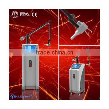 Manufacture supply professional Glass or RF pipe 10600nm 40w professional fractional co2 laser
