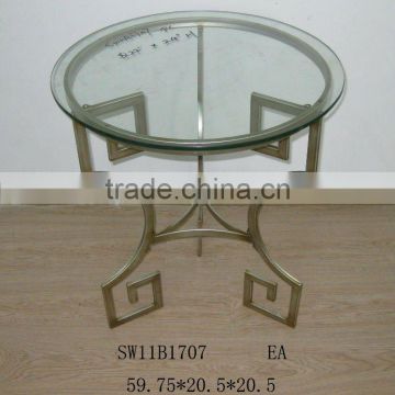Transparent coffee table