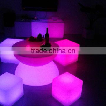 led light table decoration/led outdoor table/glowing led bar table