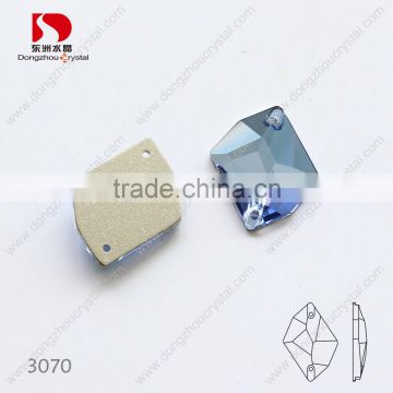 Dysmorphism Dongzhou 202 color flat back sew on k5 crystal stones