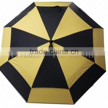 Nylon Single Canopy Auto UV Golf Umbrella