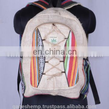 Unique Style Hemp Backpack HBBH 0012