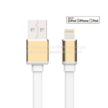 Cable Supplies for iPhone 5, 5S, 6, 6S, 6 Plus with High-speed Performance, Metal Material