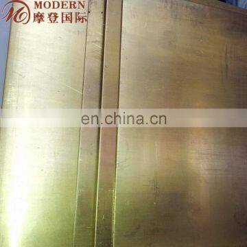 China supplier brass sheet/brass plate in stocked