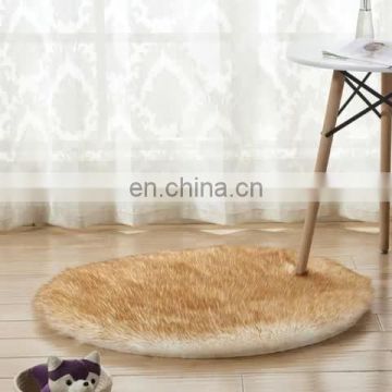 2019 most popular custom heart shape sheepskin fur rugs faux fur carpet