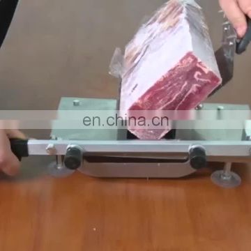 manual frozen beef slicer/meat rolls machine /manual slicing  machine /