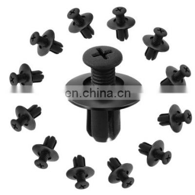 JZ universal black bumper Expansion buckle clips plastic fasteners