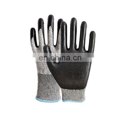 work gloves safety construction Factory Supplying Tpr Pu Coated Factory Gloves