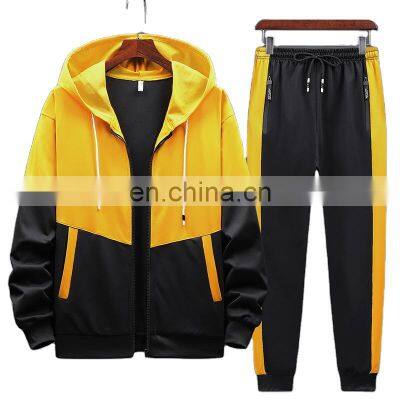 Manufacturer wholesale men's hooded bomber jacket casual outdoor casual suit custom hoodie Men's jacket