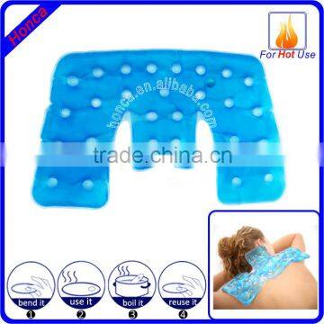Reusable Neck and shoulder massage gel heating pad,massage heat pack
