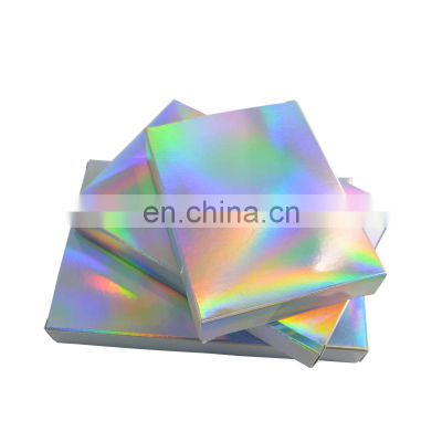 China supplier custom holographic packaging box for gift,cloths
