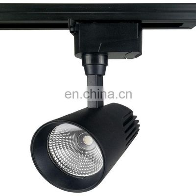 2022 New Design Commercial Black Adjustable Track Light Led Spot Light Used In Clothes Stores Widely Spotlights