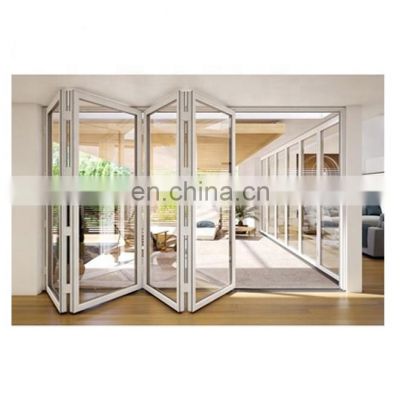 Superhouse high quality aluminium bifold doors aluminum frame exterior bi fold doors for house villa