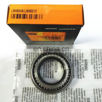 China Size 34.93*65.09*18.03mm Tapered Roller Bearing LM48548/LM48510 Single Row Bearing LM 48548A/510 with high quality