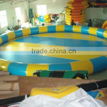 Custom PVC plastic Yellow Color Inflatable Swimming Pools Walmart