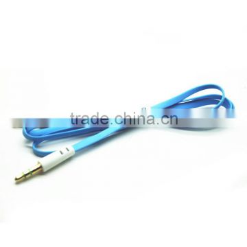 3.5mm Stereo Audio cable with soft wire and metal casing