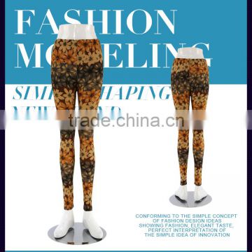 Latest custom design floral print sexy leggings for women