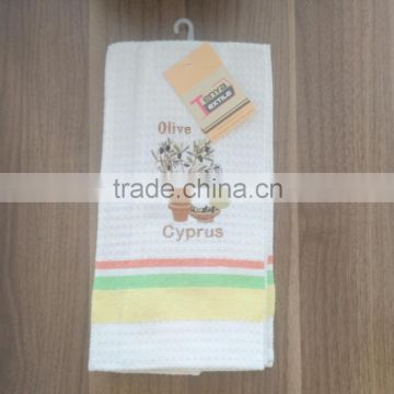 Alibaba China Supplier 100% cotton Embroidery towel