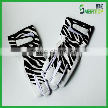fashion Zebra-stripe neoprene fishing gloves
