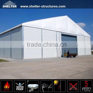 25x30m Top Quality Large span tents with sandwich panel wall white storage tent for sale