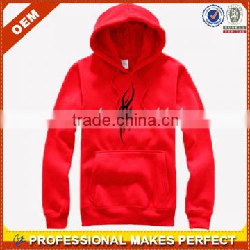 Cheap plain red hoodies custom printing (YCH-A0170)