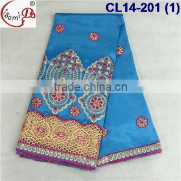 CL14-201 Hot sell new design african george lace fabric making women dress fabric for sale