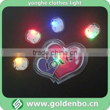 Soft PVC patch with clothes light for kids T-shirt