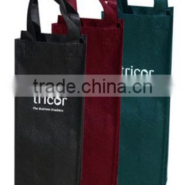 Envirnmental pvc wine bag non woven tote bag for promotion