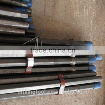 Tapered Length 400-8000mm Integral Drill Rod for Tunnelling and Quarry