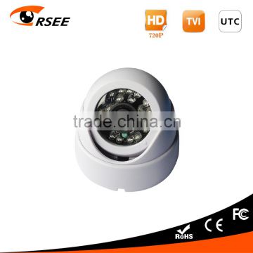 TVI camera 1.0MP ir night vision plastic dome hd cctv camera