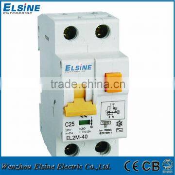 1P+N 25A High breaking capacity RCBO Residual current operated circuit breakers with integral overcurrent protection ERL7E-63