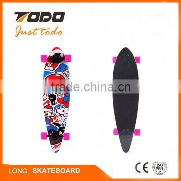 Wholesale alibaba high quality wood skate board in bulk,wooden long skate board