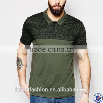 jersey fabric short sleeve mens polo shirt in bulk contrast yoke custom polo shirt                        
                                                                                Supplier's Choice