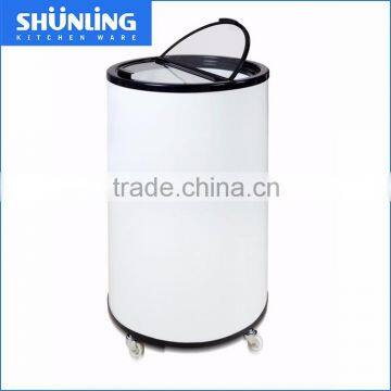 CC-40G foam lid cylinder Shape can cooler, bar cooler,40L electric barrel cooler