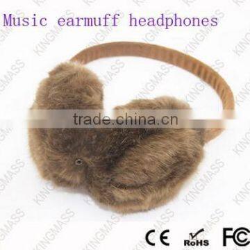 Knitting low price skin earmuffs headphone for winter