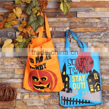 Wholesale Halloween Polyster Candy Treat Handbags