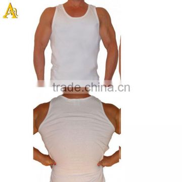 Custom plain gym stringer vest for man hot sale gym vest