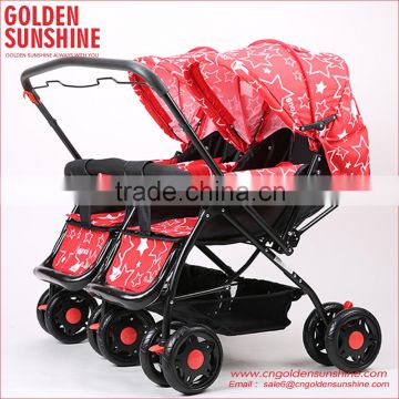 Combed cotton twins baby stroller/baby carriage/pram/baby carrier/pushchair/gocart/stroller baby/baby trolley/baby jogger