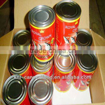 canned jack mackerel in tomato sauce