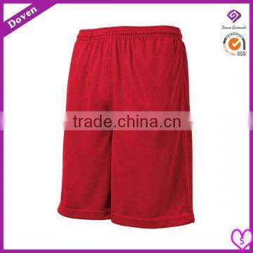 Polyester and spandex gym shorts sport shorts