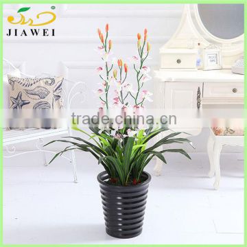 POTTED Artificial Cymbidium orchid flower