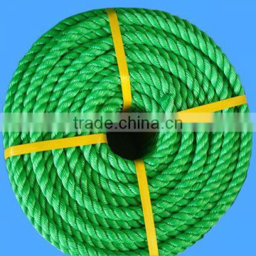 3 strand 19mm twisted polyethylene fishing rope nylon rope