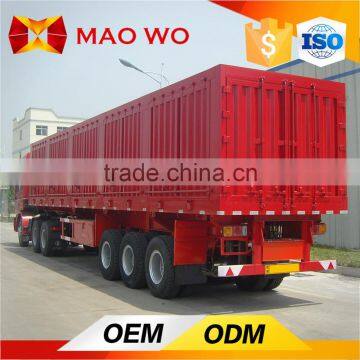 Tri-axe bulk cargo transport van type semi trailer