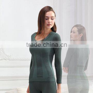 2015 Suntex Ladies Ultrathin Women Undergarments Heated Thermal Underwear