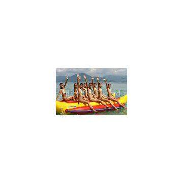 Commercial Grade PVC Inflatable Water Toys , Inflatable Banana Boat