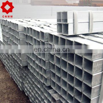 steel sizes Q195 Q235 ERW hot dipped zinc coating welded square balcony galvanized pipe size chart