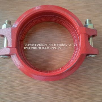 ductile iron pipe fittings angle pad coupling