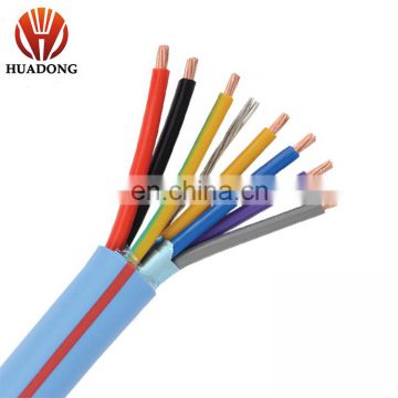 300/500V BS 5308 Instrument cable overall screened PVC insulation and sheath 0.5mm2 0.75mm2 factory price