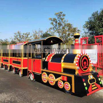 Hot sale funfair park electric trains for children