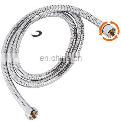 Universal stretch flexible plating stainless steel double-locked shower hose